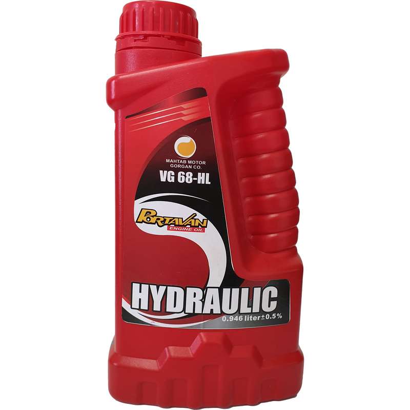 روغن هیدرولیک خودرو پرتوان مدل VG 68-HL حجم 1000 میلی لیتر
