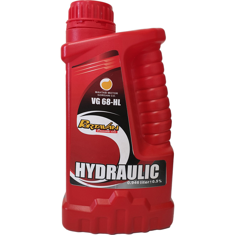روغن هیدرولیک خودرو پرتوان مدل VG 68-HL حجم 1000 میلی لیتر