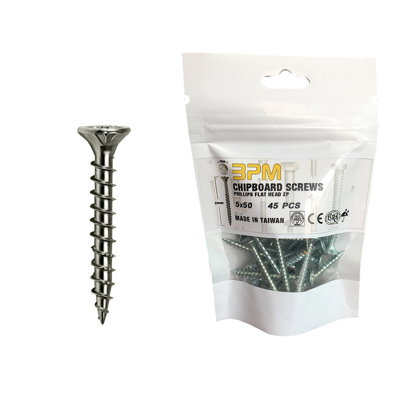 پیچ چوب مدل BPM5-50 بسته 45 عددی