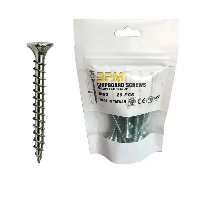 پیچ چوب مدل BPM6-80 بسته 20 عددی