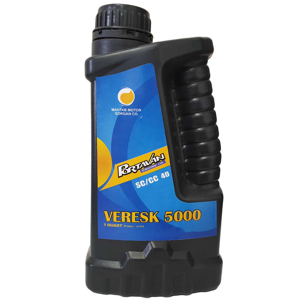 روغن موتور خودرو پرتوان مدل Veresk 5000 SC/CC 40 حجم  946 میلی لیتر