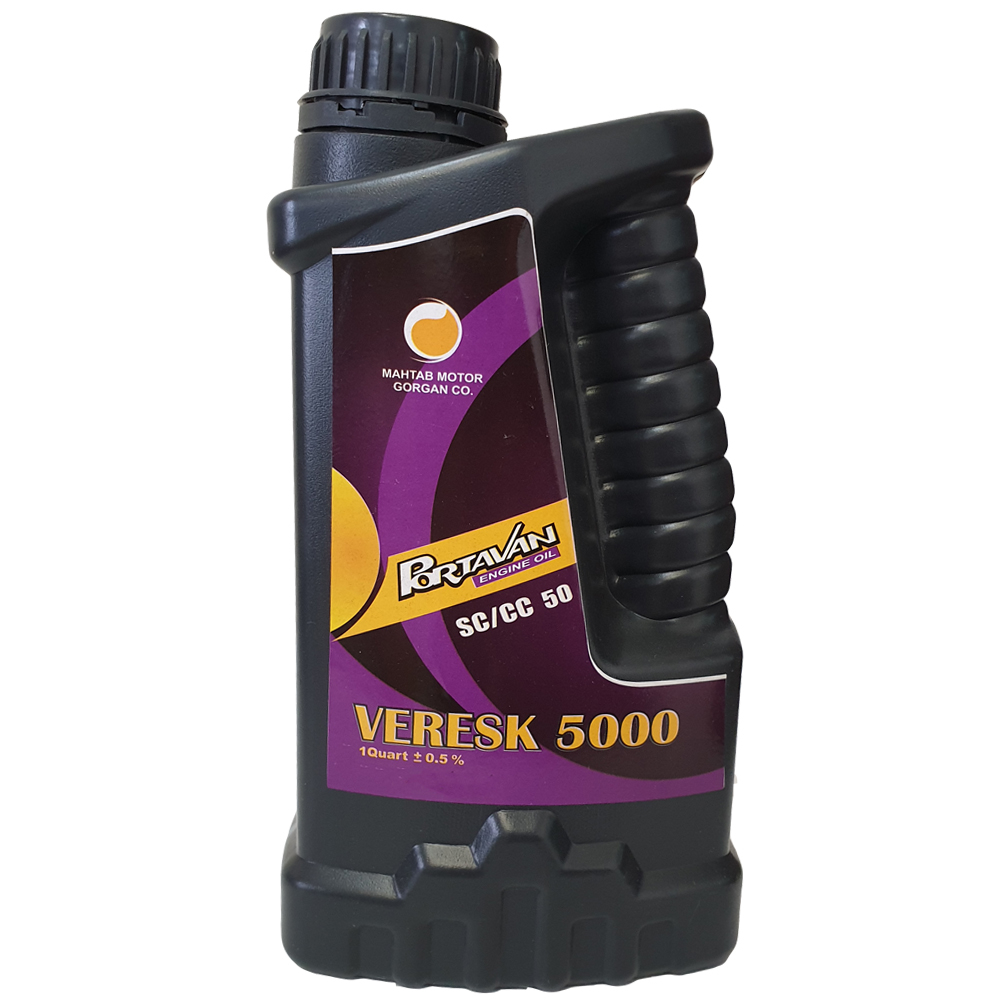 روغن موتور خودرو پرتوان مدل Veresk 5000 SC/CC 50حجم 946 میلی لیتر
