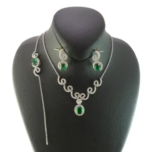 نیم ست نقره زنانه کد AS016