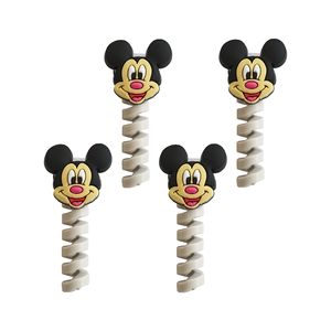 نقد و بررسی محافظ کابل طرح Mickey Mouse کد 1117 بسته 4 عددی توسط خریداران