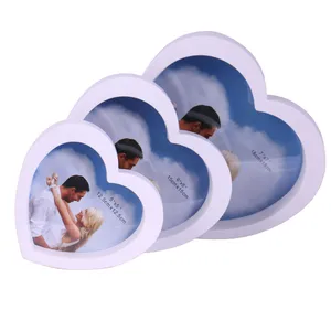 قاب عکس طرح قلب کد 13241 مجموعه 3 عددی