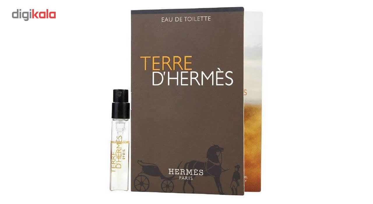 عطر جیبی مردانه هرمس مدل Terre D Hermesحجم 2 میلی لیتر بسته 6 عددی -  - 2