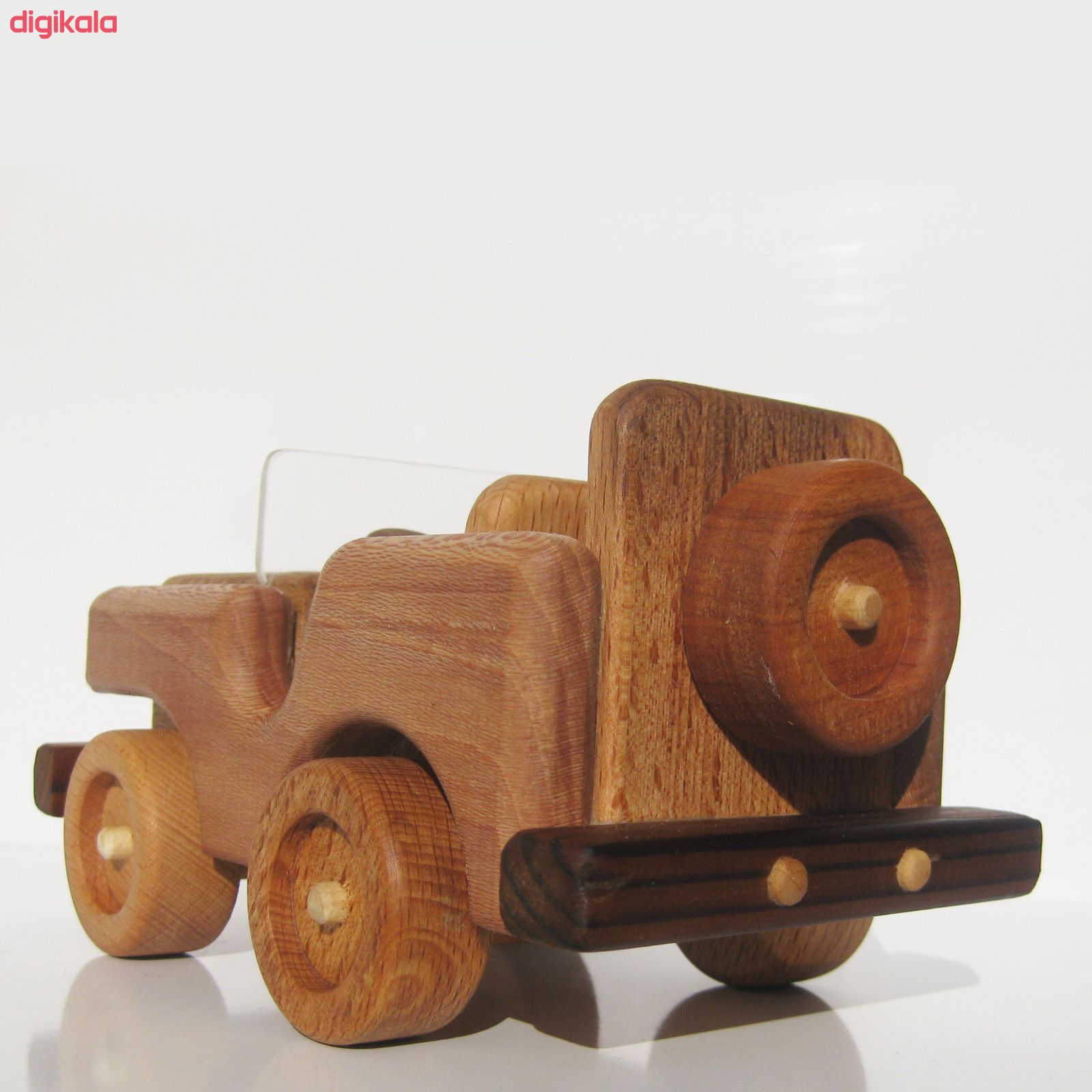 اسباب بازی چوبی مدل jeep