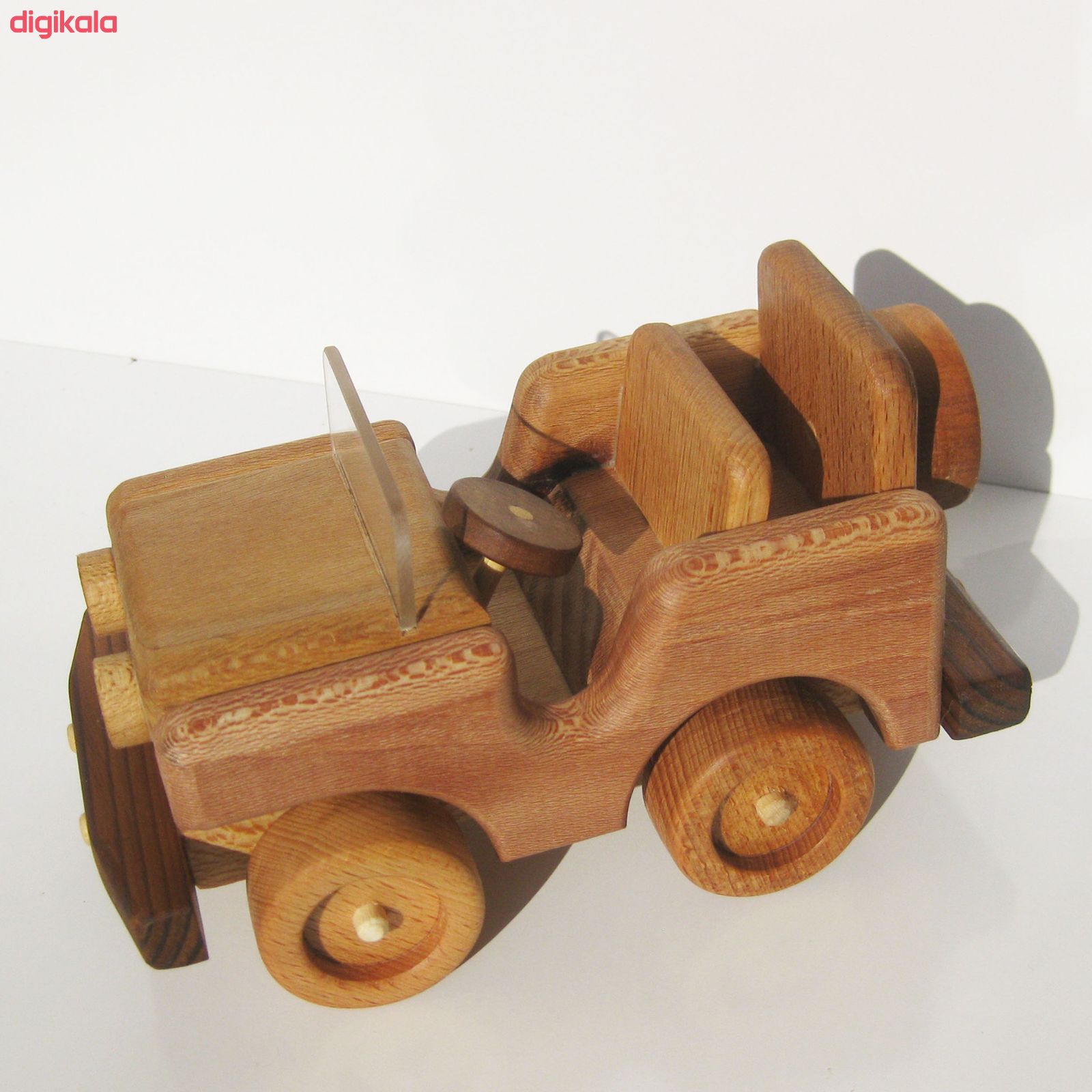 اسباب بازی چوبی مدل jeep