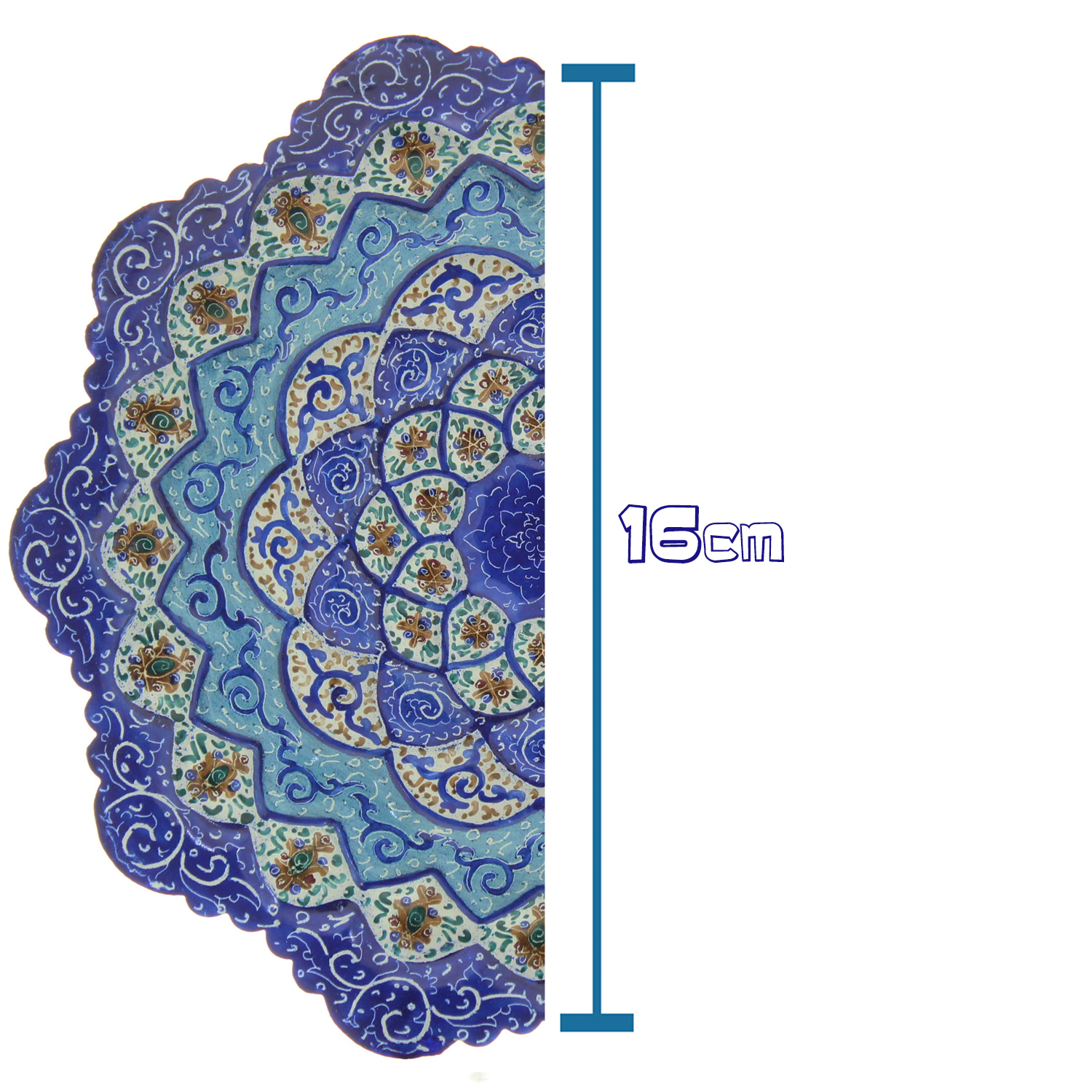 بشقاب میناکاری کد MR 16 - 24