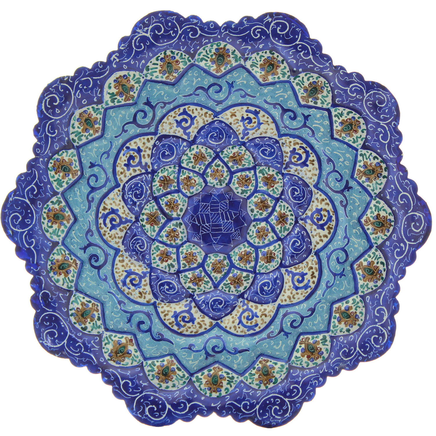  بشقاب میناکاری کد MR 16 - 25