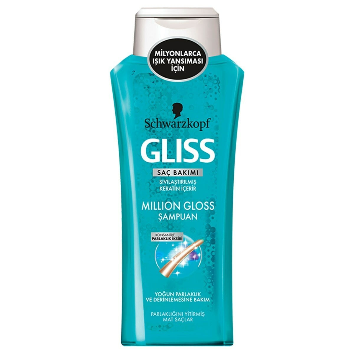 شامپو ترمیم کننده مو گلیس مدل Million Gloss حجم 400 میلی لیتر
