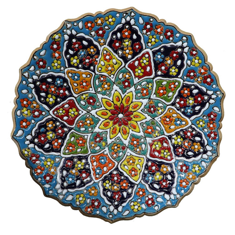 میوه خوری میناکاری سفالی مدل M20M4t