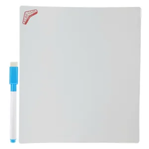 تخته وایت برد بومرنگ کد 1 سایز 16x19 سانتی متر به همراه ماژیک