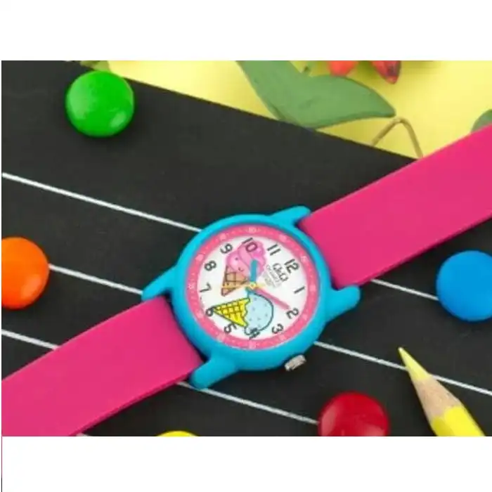 ساعت مچی عقربه ای دخترانه کیو اند کیو مدل VR41J007Y