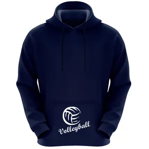 هودی مردانه طرح volleyball کد F575 رنگ سرمه ای