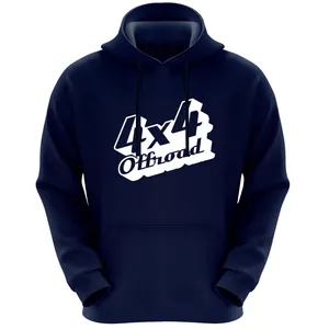 هودی مردانه طرح off road 4x4 کد F601 رنگ سرمه ای
