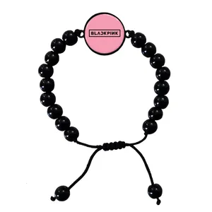 دستبند طرح Black pink کد 25