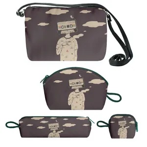 کیف دخترانه طرح کاست کد admk مجموعه 4 عددی