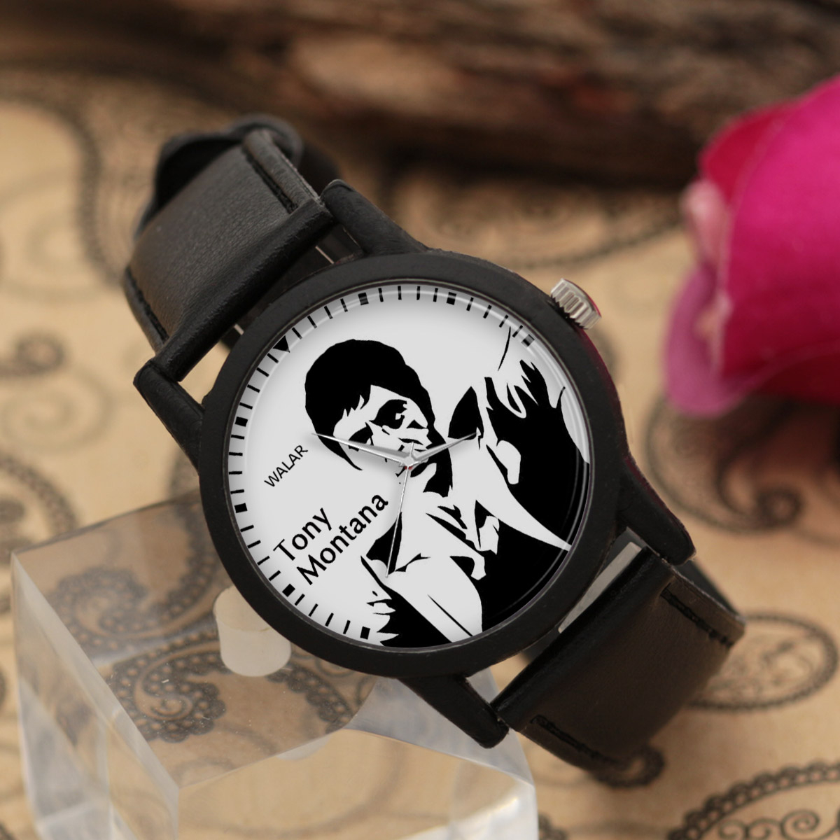 ساعت مچی عقربه ای والار طرح تونی مونتانا کد LF2020
