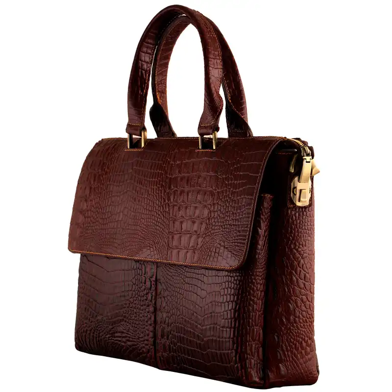 کیف اداری زنانه چرم بارز کد DZ52.KO