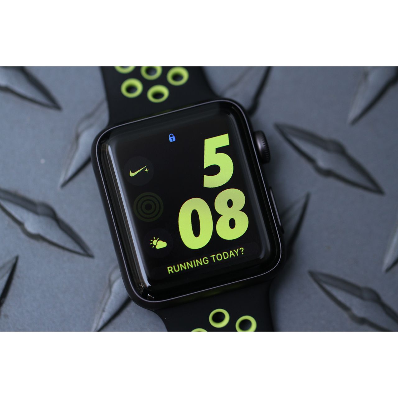 ساعت هوشمند اپل واچ سری 3 مدل  38mm Aluminum Case with Anthracite/Black Nike Sport Silicon Band -  - 11