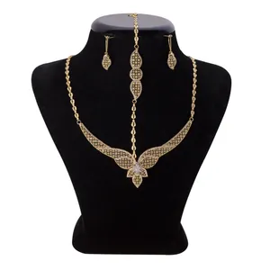 نیم ست طلا 18 عیار زنانه کد N154