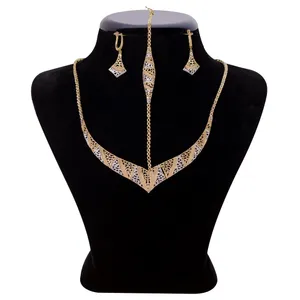 نیم ست طلا 18 عیار زنانه کد N156