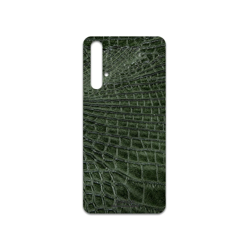 برچسب پوششی ماهوت مدل Green-Crocodile-Leather مناسب برای گوشی موبایل هوآوی NOVA 5T