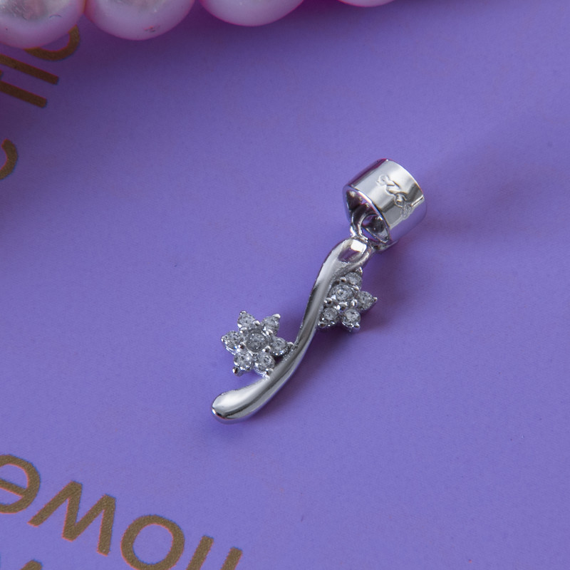 آویز گردنبند نقره زنانه بازرگانی میلادی کد PKR_028