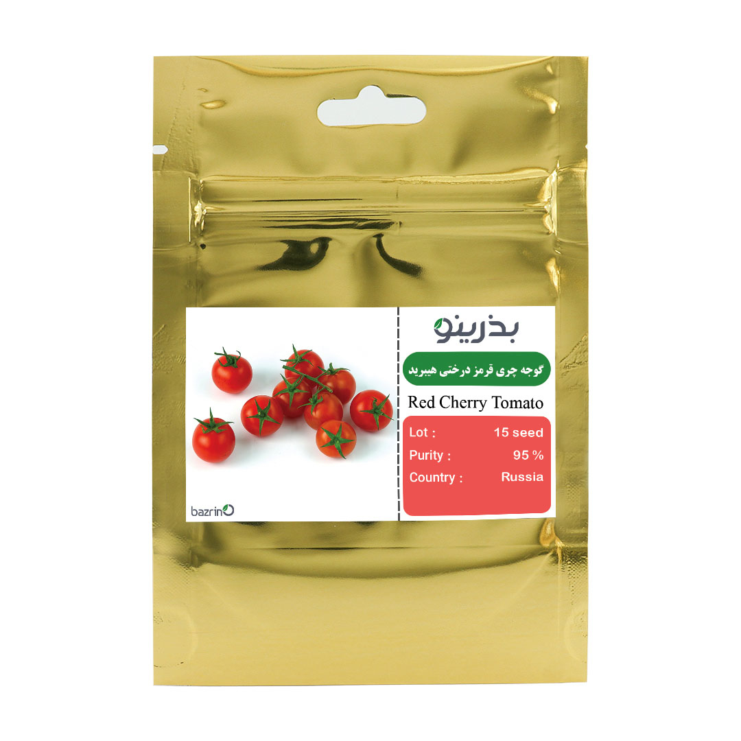 بذر گوجه چری قرمز درختی هیبرید بذرینو کد 01