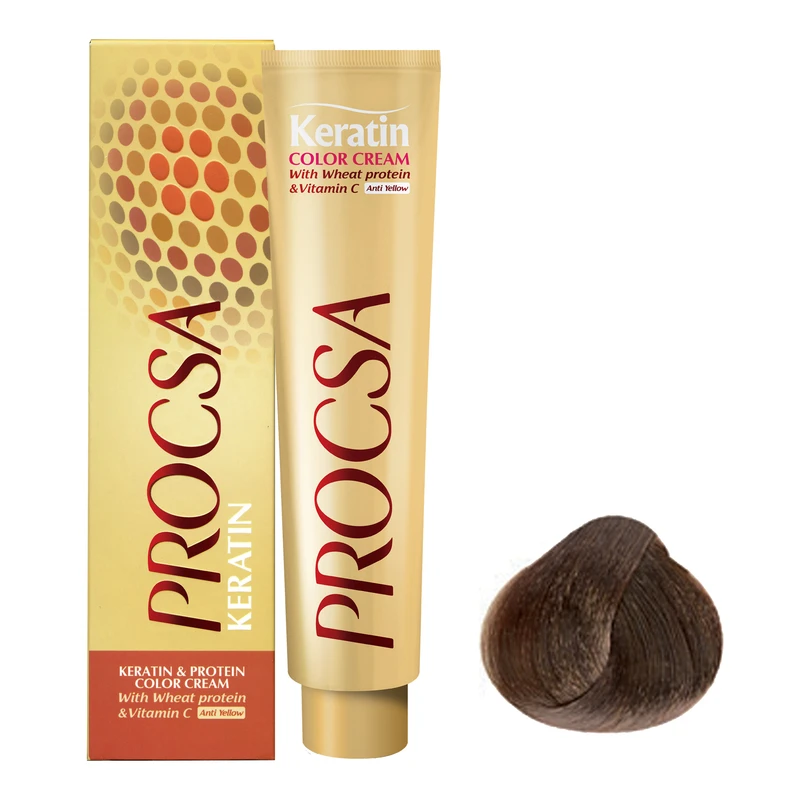 رنگ مو پروکسا سری Hazelnut شماره 5.35 حجم 100 میلی لیتر رنگ قهوه ای فندقی روشن