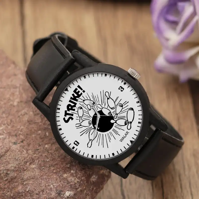 ساعت مچی عقربه ای والار طرح بولینگ کد LF2063