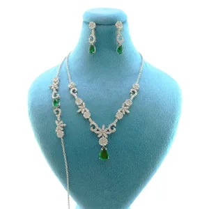 نیم ست نقره زنانه کد AS017