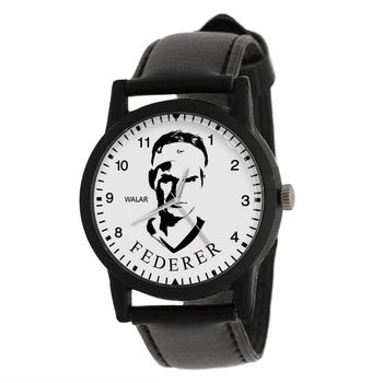 ساعت مچی عقربه ای زنانه و مردانه والار طرح راجر فدرر کد LF2100