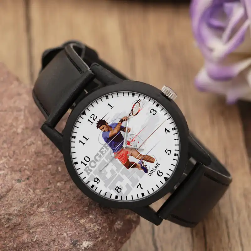 ساعت مچی عقربه ای زنانه و مردانه والار طرح راجر فدرر کد LF2101