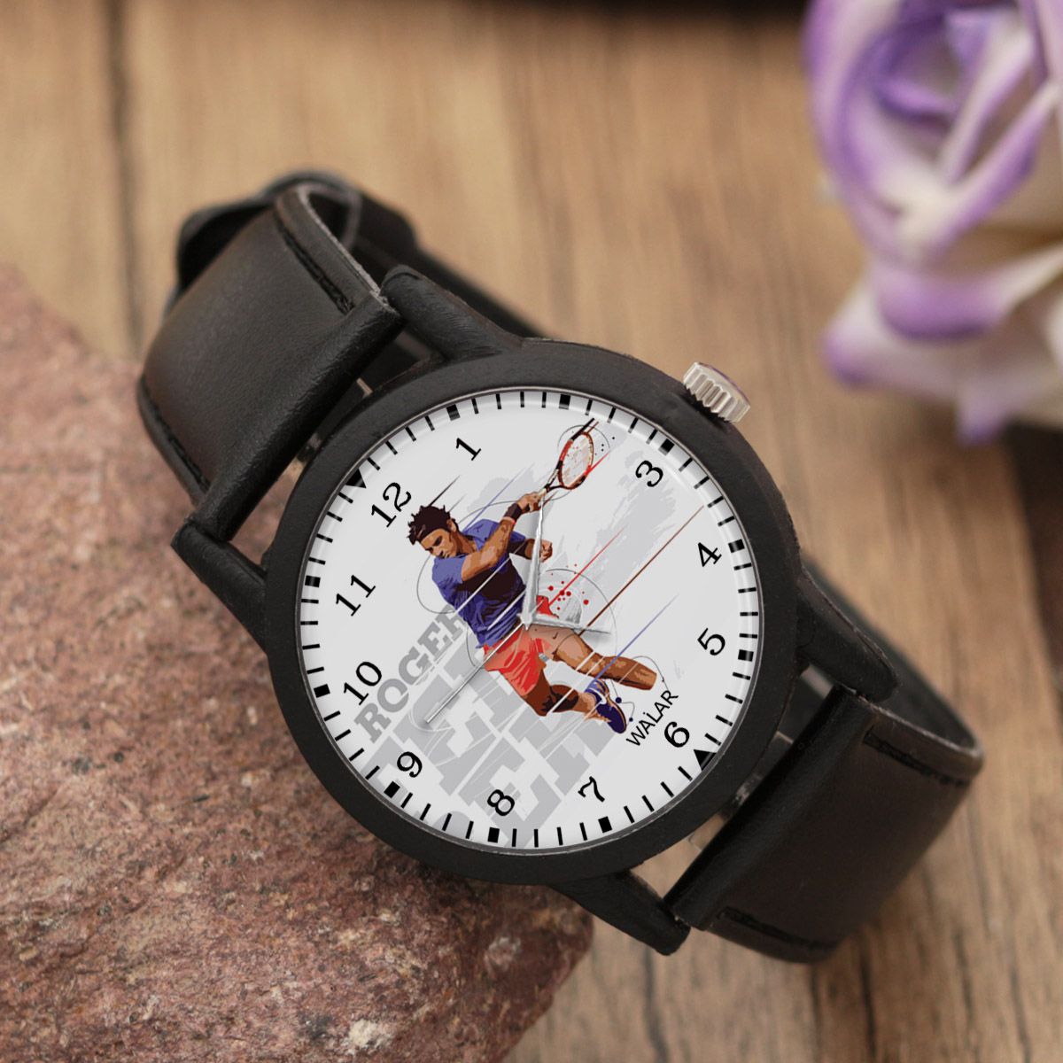 ساعت مچی عقربه ای زنانه و مردانه والار طرح راجر فدرر کد LF2101 -  - 2