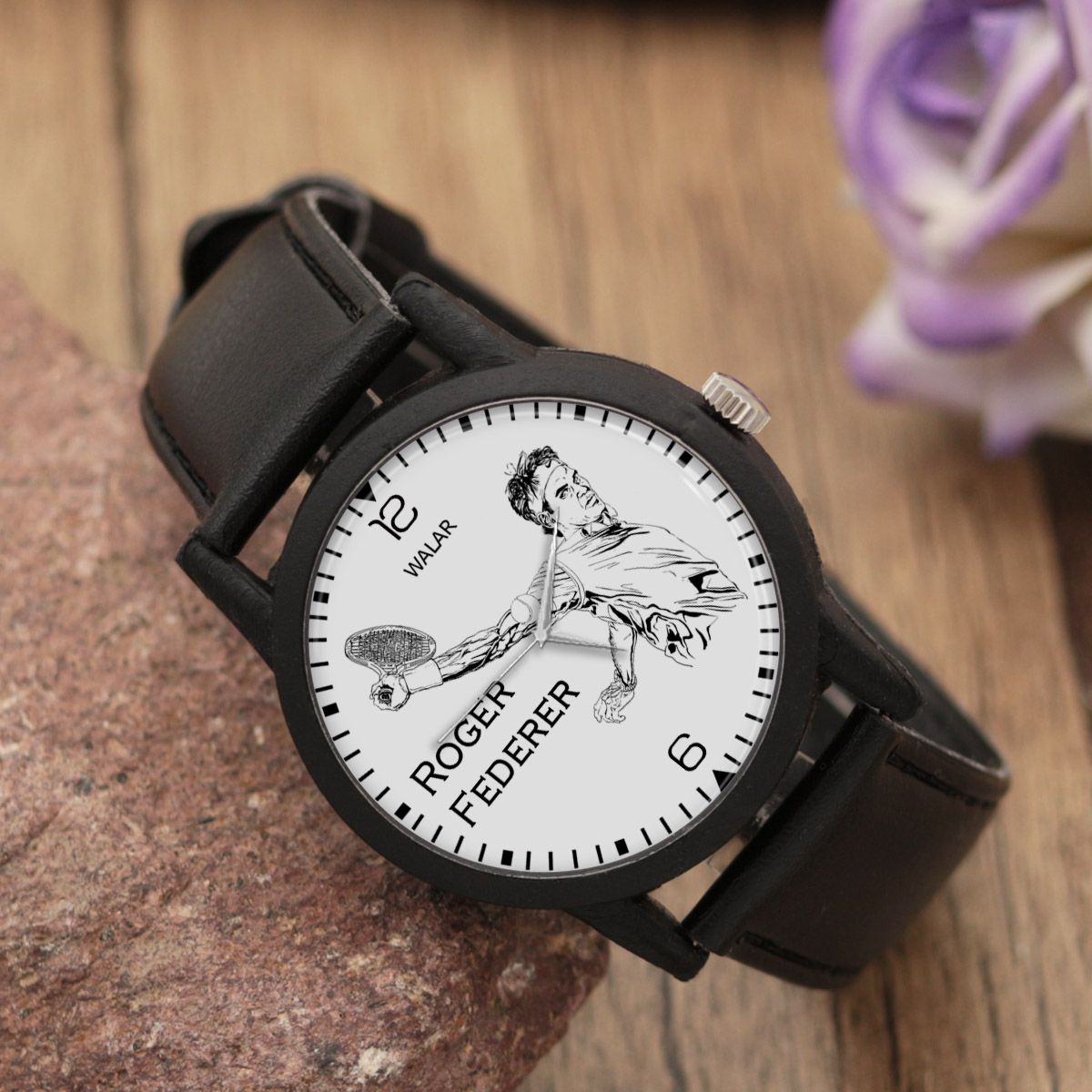 ساعت مچی عقربه ای والار طرح راجر فدرر کد LF2102 -  - 2