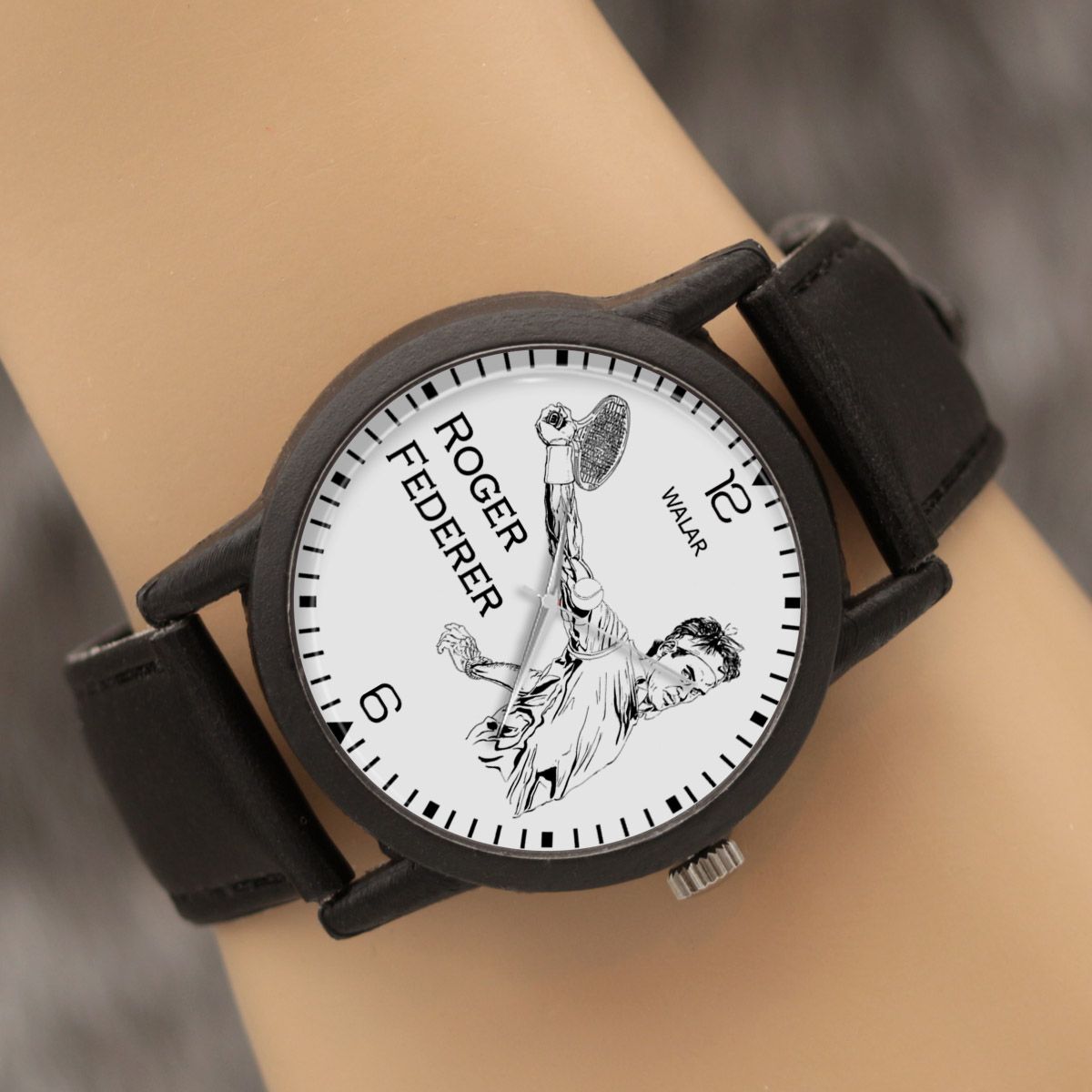 ساعت مچی عقربه ای والار طرح راجر فدرر کد LF2102 -  - 3