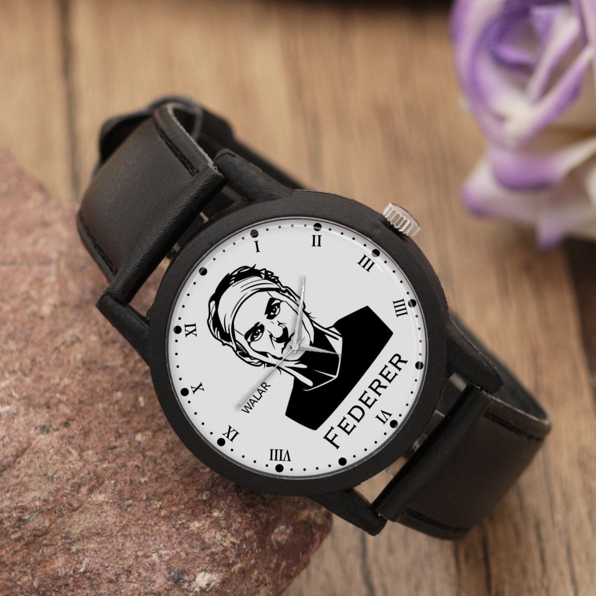 ساعت مچی عقربه ای والار طرح راجر فدرر کد LF2103 -  - 2