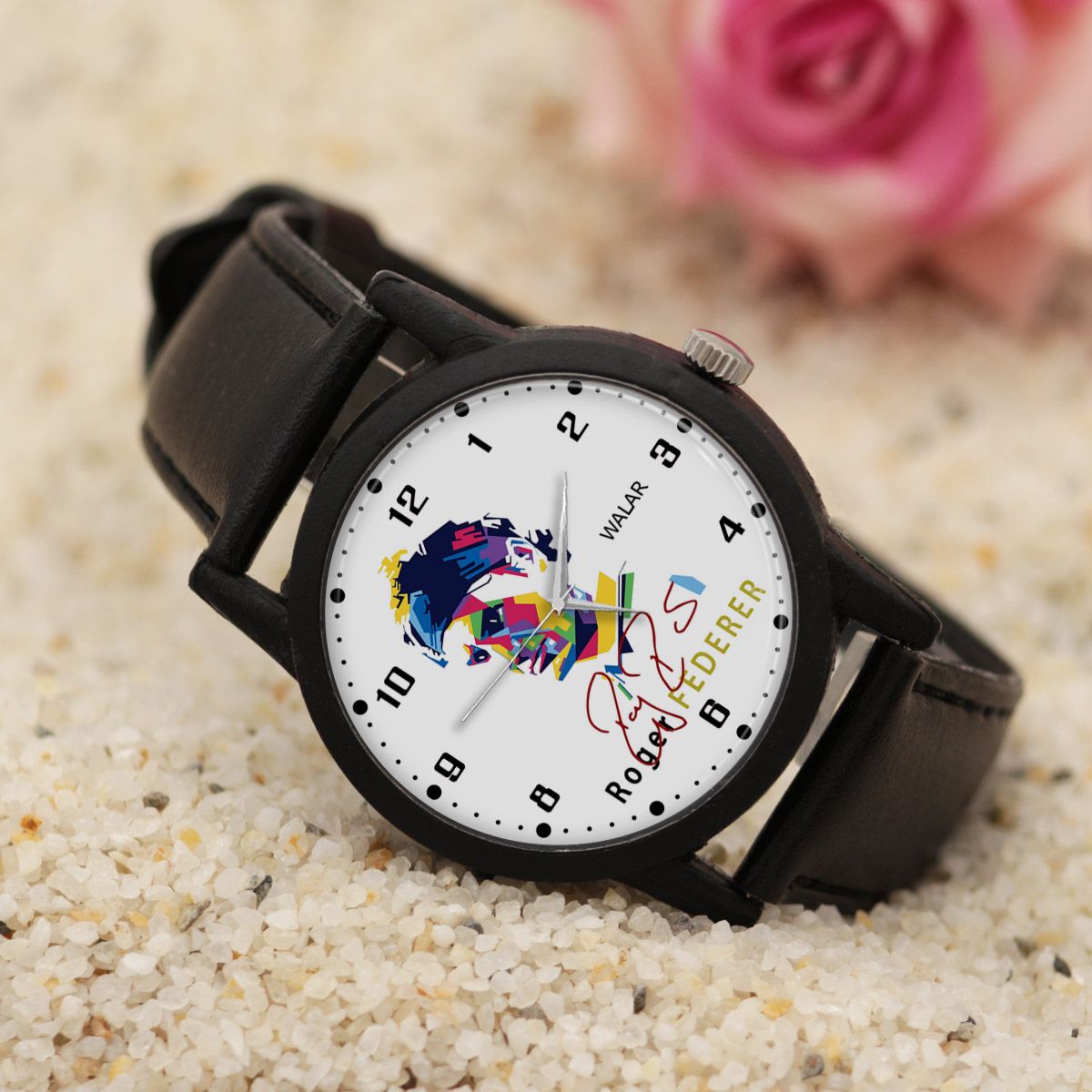 ساعت مچی عقربه ای والار طرح راجر فدرر کد LF2105 -  - 2