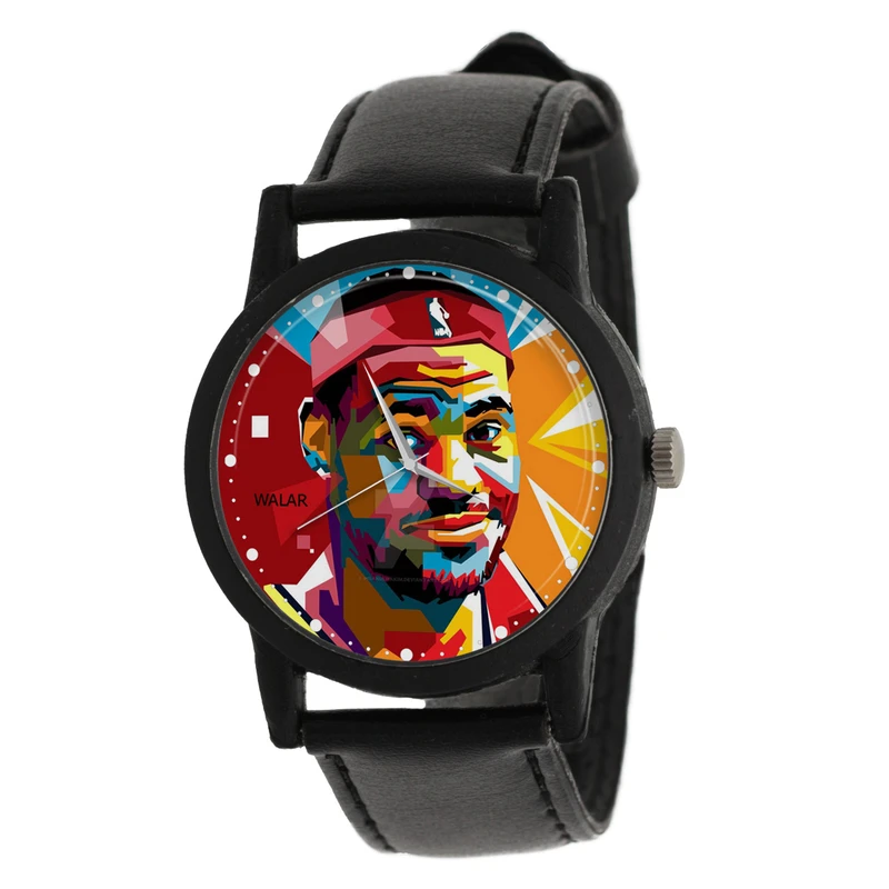 ساعت مچی عقربه ای مردانه والار طرح لبرون جیمز کد LF2109
