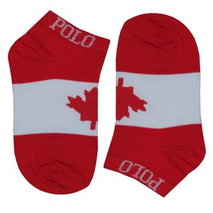 نقد و بررسی جوراب زنانه طرح پرچم کانادا کد 143 توسط خریداران