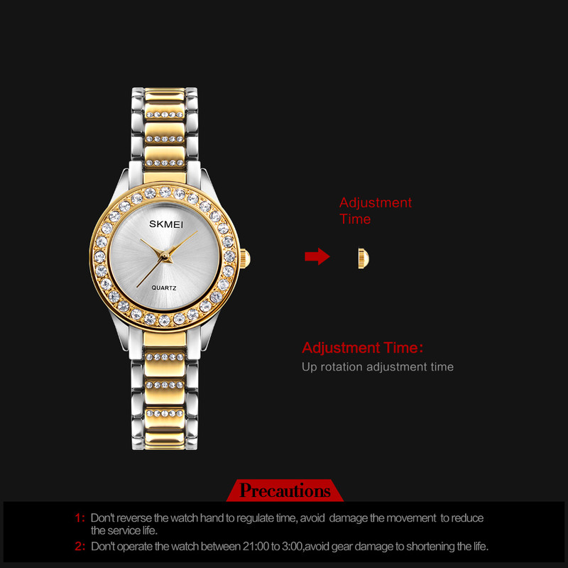 ساعت مچی عقربه ای زنانه اسکمی مدل 1262GL