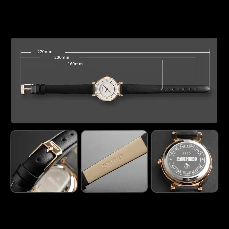 ساعت مچی عقربه ای زنانه اسکمی مدل 1330G