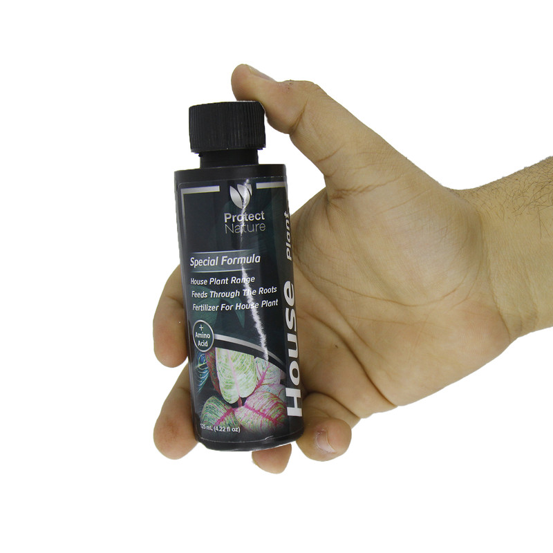 کود گل های آپارتمانی پروتکت نیچر مدل house plant حجم 125 میلی لیتر