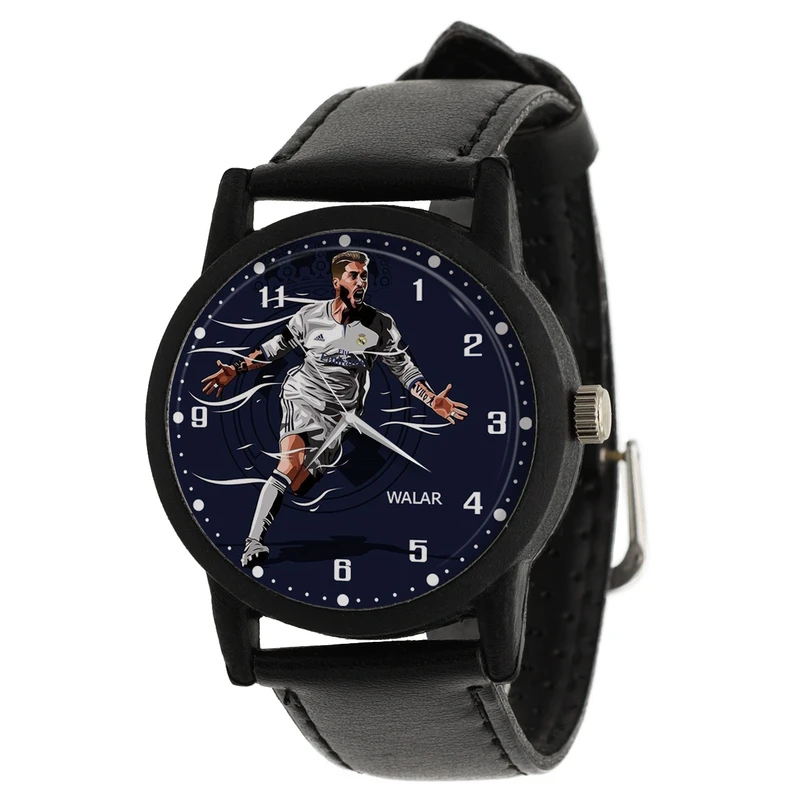 ساعت مچی عقربه ای مردانه والار طرح سرخیو راموس کد LF2153