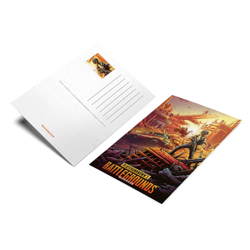 کارت پستال ماسا دیزاین طرح PUBG کد postv221