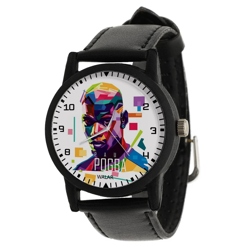 ساعت مچی عقربه ای مردانه والار طرح پل پوگبا کد LF2159