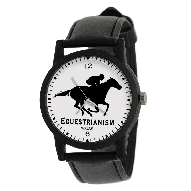 ساعت مچی عقربه ای والار طرح اسب سواری کد LF2163