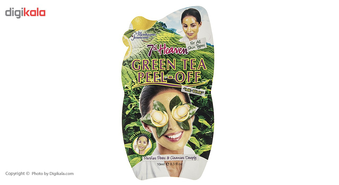 ماسک صورت مونته ژنه سری 7th Heaven مدل Green Tea حجم 10 میلی لیتر